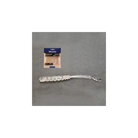   MUSTAD AJI BEAVER TAIL 2.5   CLEAR RAINBOW GLITTER 12DB/CSOMAG