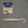 MUSTAD AJI CURLY TAIL 2.5   CLEAR RAINBOW GLITTER 12DB/CSOMAG