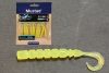MUSTAD AJI CURLY TAIL 2.5   CLEAR CHARTREUSE 12DB/CSOMAG