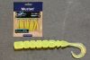 MUSTAD AJI CURLY TAIL 2.5   CLEAR CHARTREUSE 12DB/CSOMAG