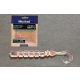 MUSTAD AJI CURLY TAIL 2.5   UV CLEAR RED GLITTER 12DB/CSOMAG