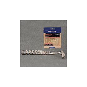 MUSTAD AJI PADDLE TAIL 2   CLEAR RAINBOW GLITTER 12DB/CSOMAG