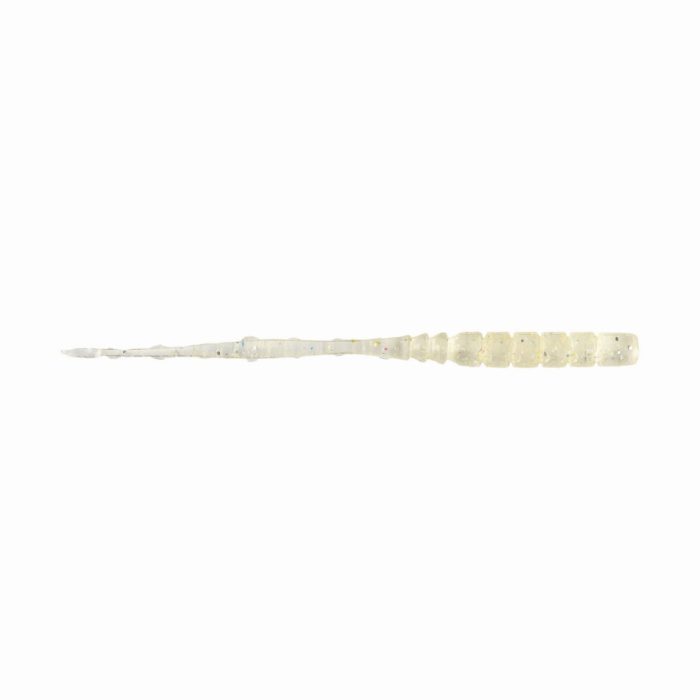 MUSTAD AJI STRAIGHT TAIL 3   CLEAR RAINBOW GLITTER 12DB/CSOMAG