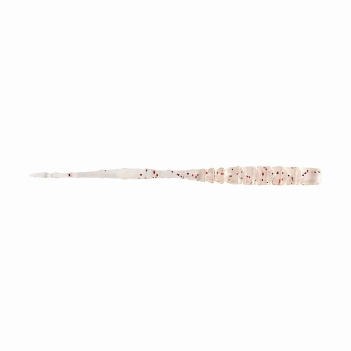 MUSTAD AJI STRAIGHT TAIL 3   UV CLEAR RED GLITTER 12DB/CSOMAG