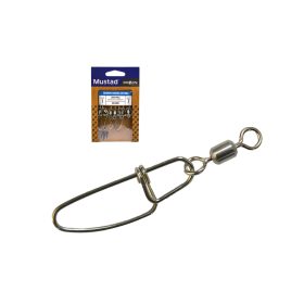 MUSTAD SS ROLLING W/ INSURANCE SNAP 1 7DB/CSOMAG