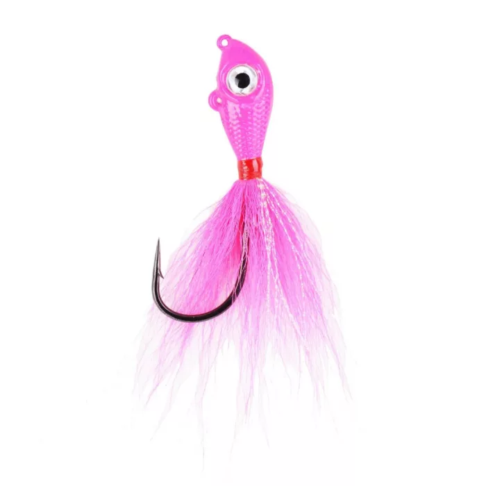 MUSTAD BIG EYE BUCKTAIL 3/8OZ PINK PINK