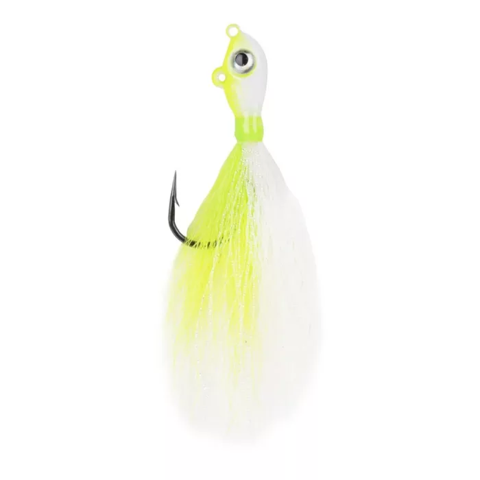 MUSTAD BIG EYE BUCKTAIL 85G CHARTREUSE/ WHITE WHITE CHARTREUSE