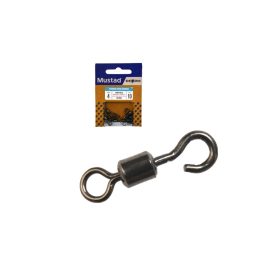 MUSTAD OPEN EYE ROLLING SWIVEL 4 10DB/CSOMAG