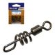 MUSTAD POWER ROLLING SWIVEL WITH SCREW SNAP 6 6DB/CSOMAG