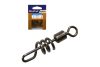 MUSTAD POWER ROLLING SWIVEL WITH SCREW SNAP 10 8DB/CSOMAG