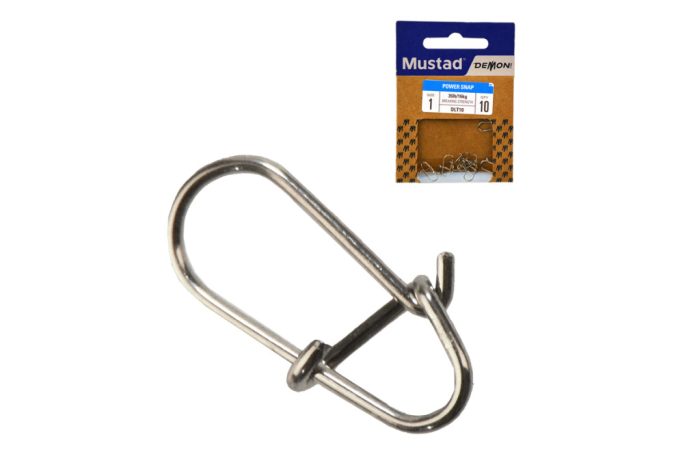 MUSTAD POWER LURE SNAP 2 10DB/CSOMAG