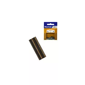   MUSTAD DOUBLE BARREL SLEEVE- BLACK 1.0MM BLACK NICKEL 25PCS/BAG