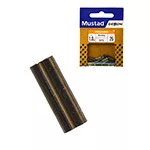 MUSTAD DOUBLE BARREL SLEEVE- BLACK 0.8MM BLACK NICKEL 25PCS/BAG