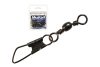 MUSTAD BARREL SWIVEL WITH SAFETY SNAP 8×A2 10DB/CSOMAG