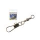 MUSTAD BARREL SWIVEL WITH INTERLOCK SNAP 1/0×B5 6DB/CSOMAG