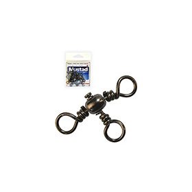 MUSTAD BARREL THREE WAY CROSS SWIVEL 1 10DB/CSOMAG