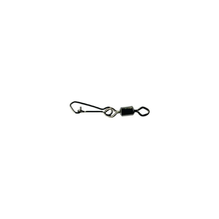 MUSTAD ROLLING SWIVEL W/DIAMOND EYE & J-SNAP 8 BLACK NICKEL 10DB/CSOMAG