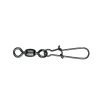 MUSTAD CRANE SWIVEL W/NICE SNAP (SANXUI STYLE) 1 BLACK NICKEL 10DB/CSOMAG