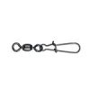 MUSTAD CRANE SWIVEL W/NICE SNAP (SANXUI STYLE) 1 BLACK NICKEL 10DB/CSOMAG