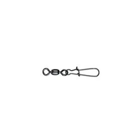   MUSTAD CRANE SWIVEL W/NICE SNAP (SANXUI STYLE) 1 BLACK NICKEL 10DB/CSOMAG
