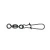 MUSTAD CRANE SWIVEL W/NICE SNAP (SANXUI STYLE) 1 BLACK NICKEL 10DB/CSOMAG