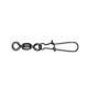 MUSTAD CRANE SWIVEL W/NICE SNAP (SANXUI STYLE) 8 BLACK NICKEL 10DB/CSOMAG
