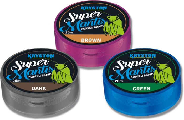 KRISTON Super Mantis Coated Braid 25lbs 20m Brown