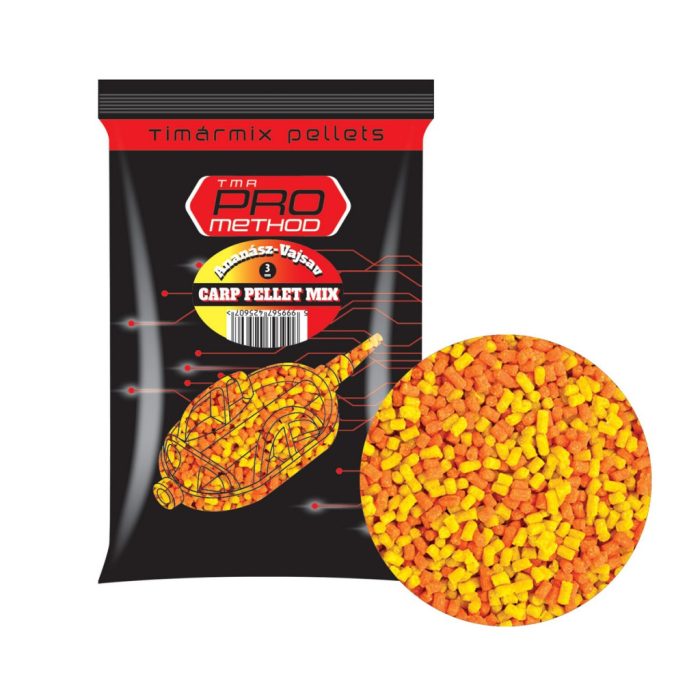 TIMÁR MIX PRO METHOD CARP PELLET ANANÁSZ-VAJSAV 1,5 MM 800 G