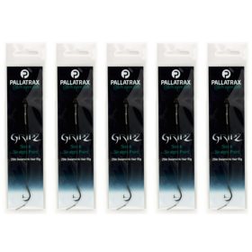   PALLATRAX GRIPZ STRAIGHT POINT HAIR RIGS SIZE 8 15LB STEAMLINK