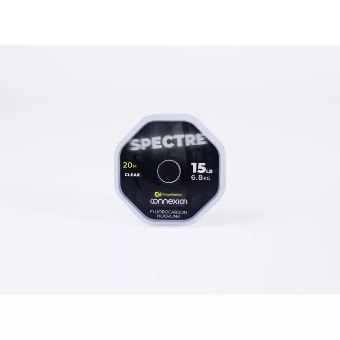 RIDGEMONKEY CONNEXION SPECTRE FLUOROCARBON HOOKLINK ELŐKEZSINÓR 15LB 20M