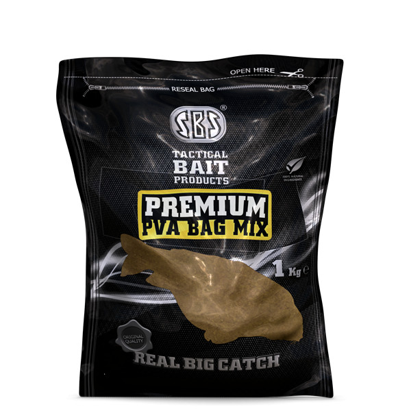 SBS Premium PVA Bag Mix Premium PVA Bag Mix etetőanyag Tuna & Black Pepper 1kg