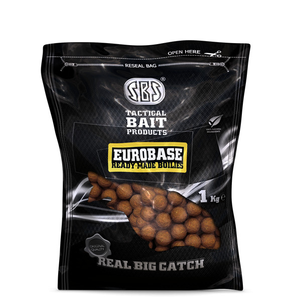 SBS EuroBase Ready-Made Boilies EuroBase Ready-Made bojli 24 mm Krill 1kg