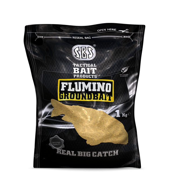 SBS Flumino Groundbait Flumino Groundbait etetőanyag Natural 3kg