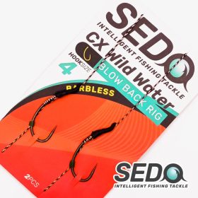   SEDO CX Wild Water Blow Back Barbless Előkötött Bojlis Előke - 6