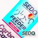SEDO Carbon Carp Crystal Monofil Feeder rig Barbless - Szakáll Nélküli Feeder előke - 6-os 0.225mm-es monofil damil