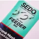 SEDO Krank Master Black Edition – Előkötött Feeder Előke - 10-es 0.14mm fonott damil 10-es tüske