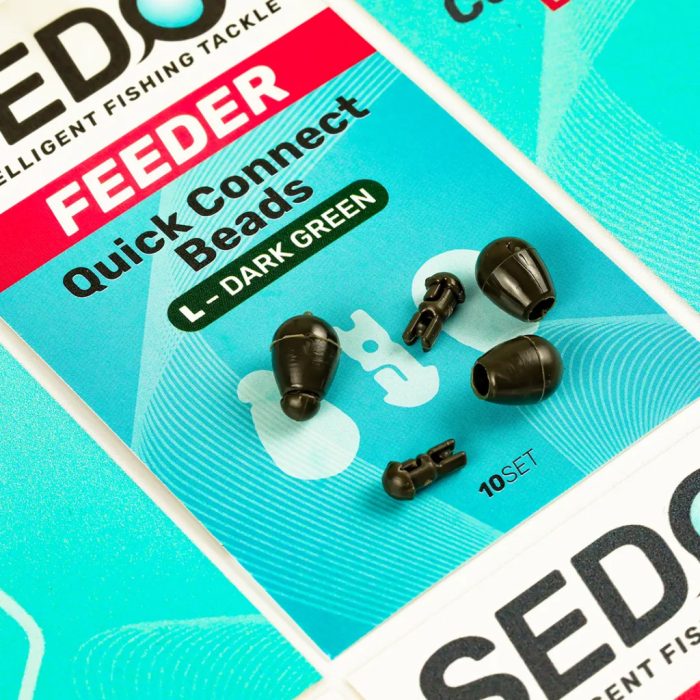 SEDO Feeder Quick Connect Beads –  Dark Green - L