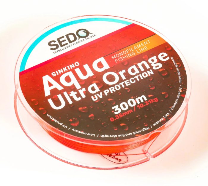 SEDO SEDO Aqua Ultra Orange  300 Méter Monofil  Horgász zsinór - 0.25mm 6.45kg