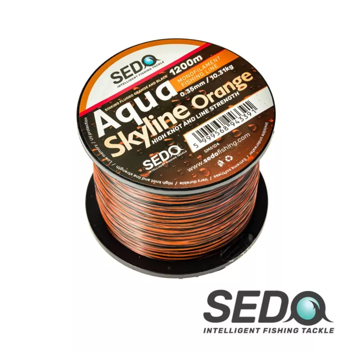 SEDO SEDO Aqua Skyline Orange 1200 Méter Monofil Horgász Zsinór - 0.25mm 6.45kg