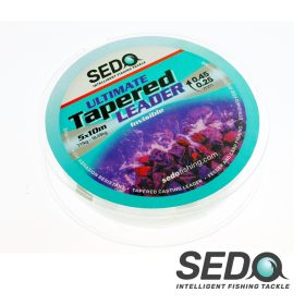   SEDO Ultimate Tapered Leader 5x10m - 0.25mm - 0.45mm 7.11kg – 18.48kg