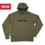 SONIK KAPUCNIS PULÓVER GREEN-M