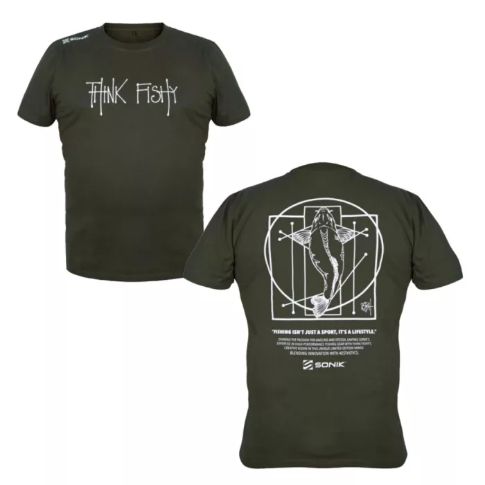 SONIK T-SHIRT XXXL BY THINK FISHY ART PÓLÓ