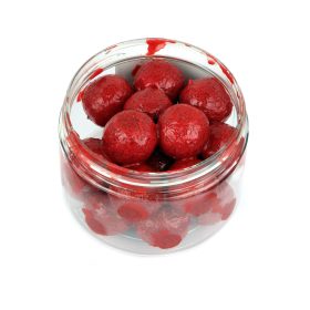 STÉG Stég Dipped boilie 100g 20mm Strawberry-Halibut