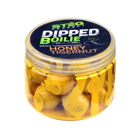 STÉG Stég Dipped boilie 100g 20 mm Honey-Tigernut