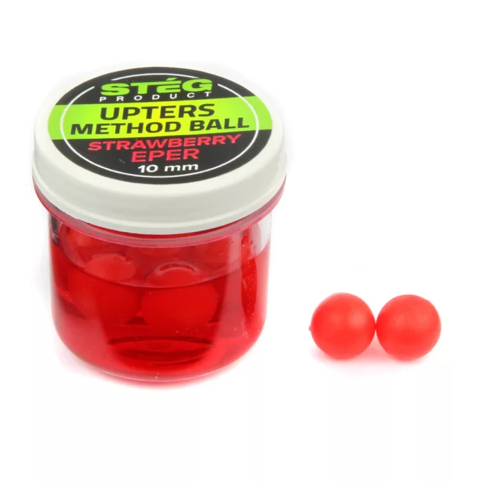 STÉG Stég Upters Method Ball 10mm 8db Strawberry