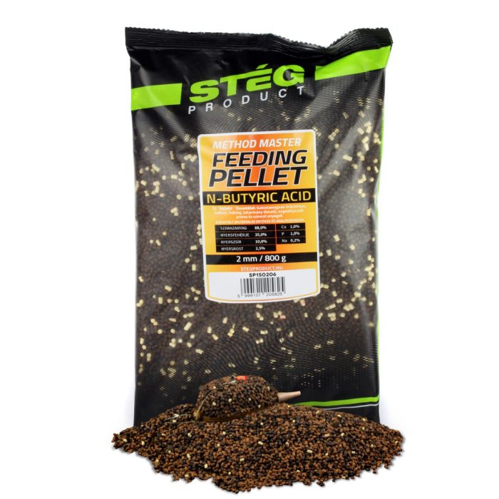 STÉG Stég Feeding Pellet 2mm 800g N-Butyric