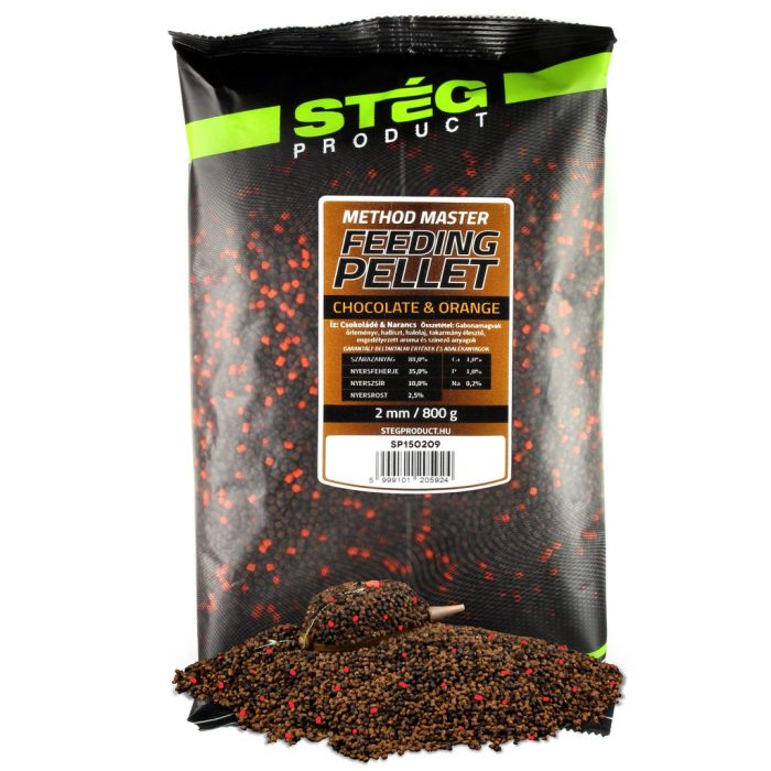 STÉG Stég Feeding Pellet 2mm 800g Chocolate-Orange