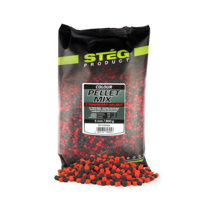 STÉG Stég Pellet Mix 5mm 800g Strawberry-Halibut