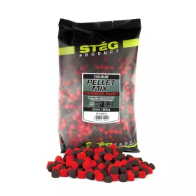 STÉG Stég Pellet Mix 8mm 800g Strawberry-Halibut