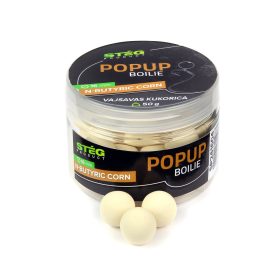 STÉG Stég Pop Up Boilies 16mm 50g N-Butyric Corn